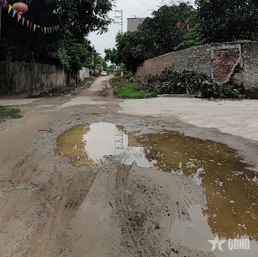 Hưng Yên: 3 năm chưa xong hơn 750m đường