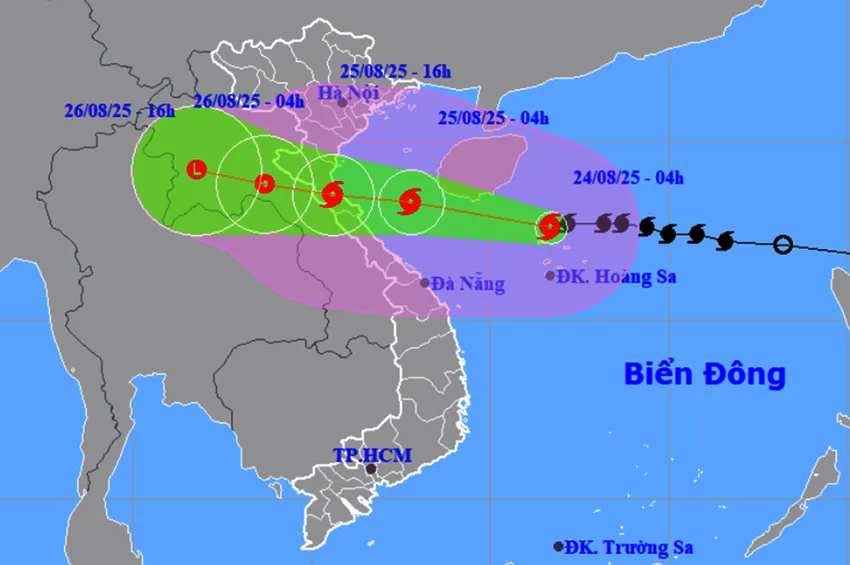 Bão số 5 được dự báo mạnh ngang bão Yagi