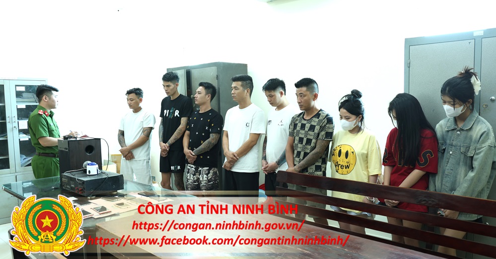 Phòng Cảnh sát điều tra tội phạm về ma túy Công an tỉnh chủ trì, phối hợp bắt giữ 2 vụ tổ chức, sử dụng trái phép chất ma túy