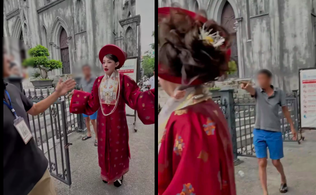 Cơ quan chức năng vào cuộc xác minh video Ngân 98 bị một số người lớn tuổi yêu cầu rời khỏi Nhà thờ Lớn Hà Nội